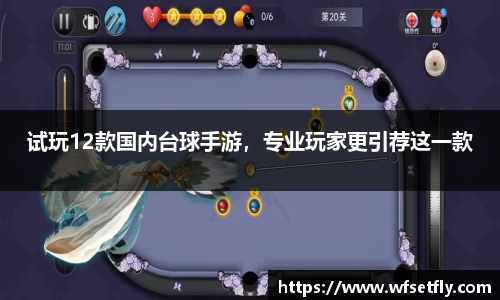 试玩12款国内台球手游，专业玩家更引荐这一款